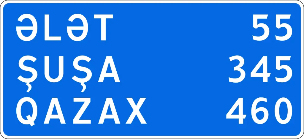 5.27 Məsafələr göstəricisi