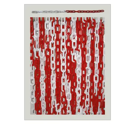 Qırmızı-Ağ Plastik Zəncir