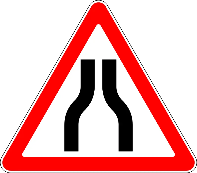 1.18.1 Yolun daralması (1.18.2 -1.18.3)